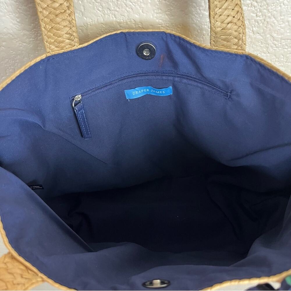 From Draper James •Straw Bag with Floral Scarf - Picture 5 of 10